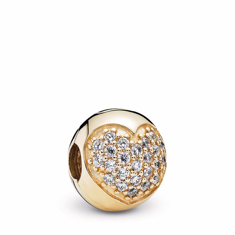 Pandora Australia Love Of My Life Clip Charm - 14k Gold | RMFEUO978